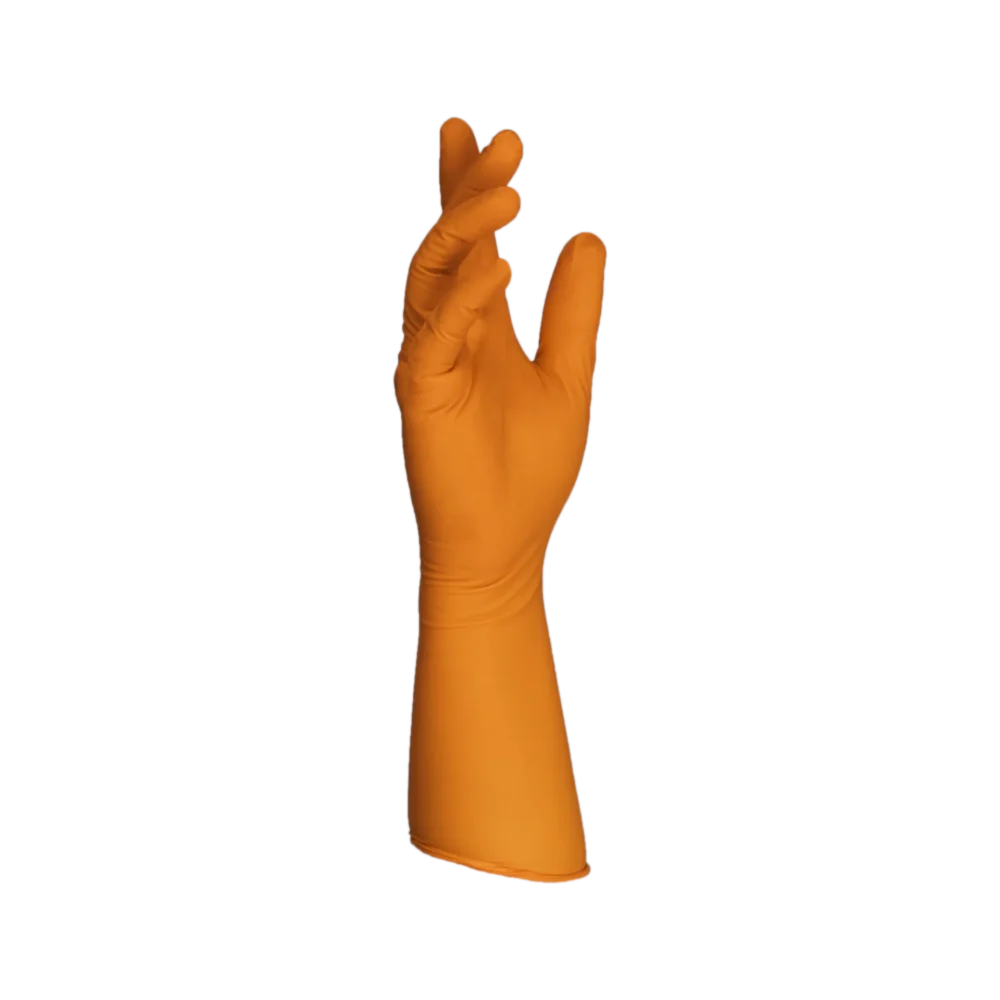 Reinraum-Handschuh SHIELDskin XTREME Orange Nitrile 300 DI
