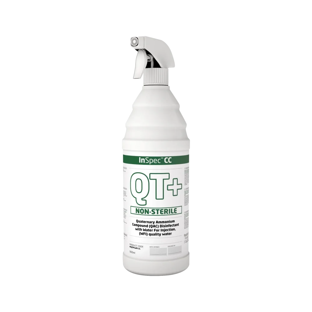 Reinraum-Desinfektionsmittel InSpec QT+, 1 Liter Sprühflasche