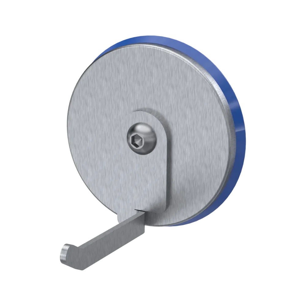 Schmaler Haken zur magnetischen Wandbefestigung