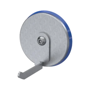 Schmaler Haken zur magnetischen Wandbefestigung