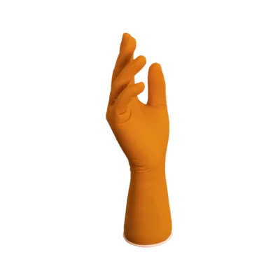 Labor-Handschuh SHIELDskin Orange Nitrile 300