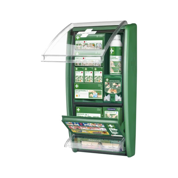 Erste-Hilfe-Station Cederroth First Aid, offen