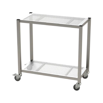 Reinraum-Transportwagen RTW2GEL, Edelstahl