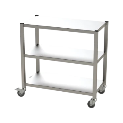 Reinraum-Transportwagen RTW3GL, Edelstahl