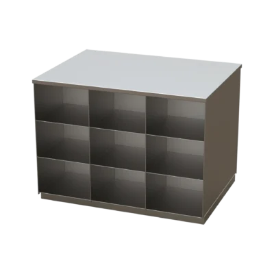 Reinraum-Sit-Over-Bank ESOB3209, Edelstahl