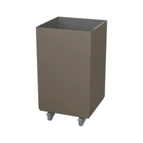 Reinraum-Abfallsammler aus Edelstahl