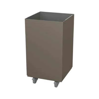 Reinraum-Abfallsammler aus Edelstahl