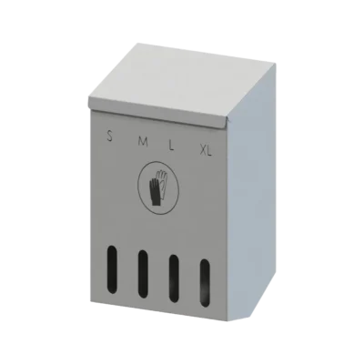 Handschuhspender 4-fach Edelstahl