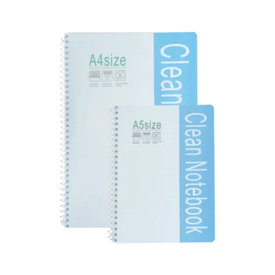 Reinraum-Notizbuch GEM-Write, DIN A5 / A4, liniert, hellblau