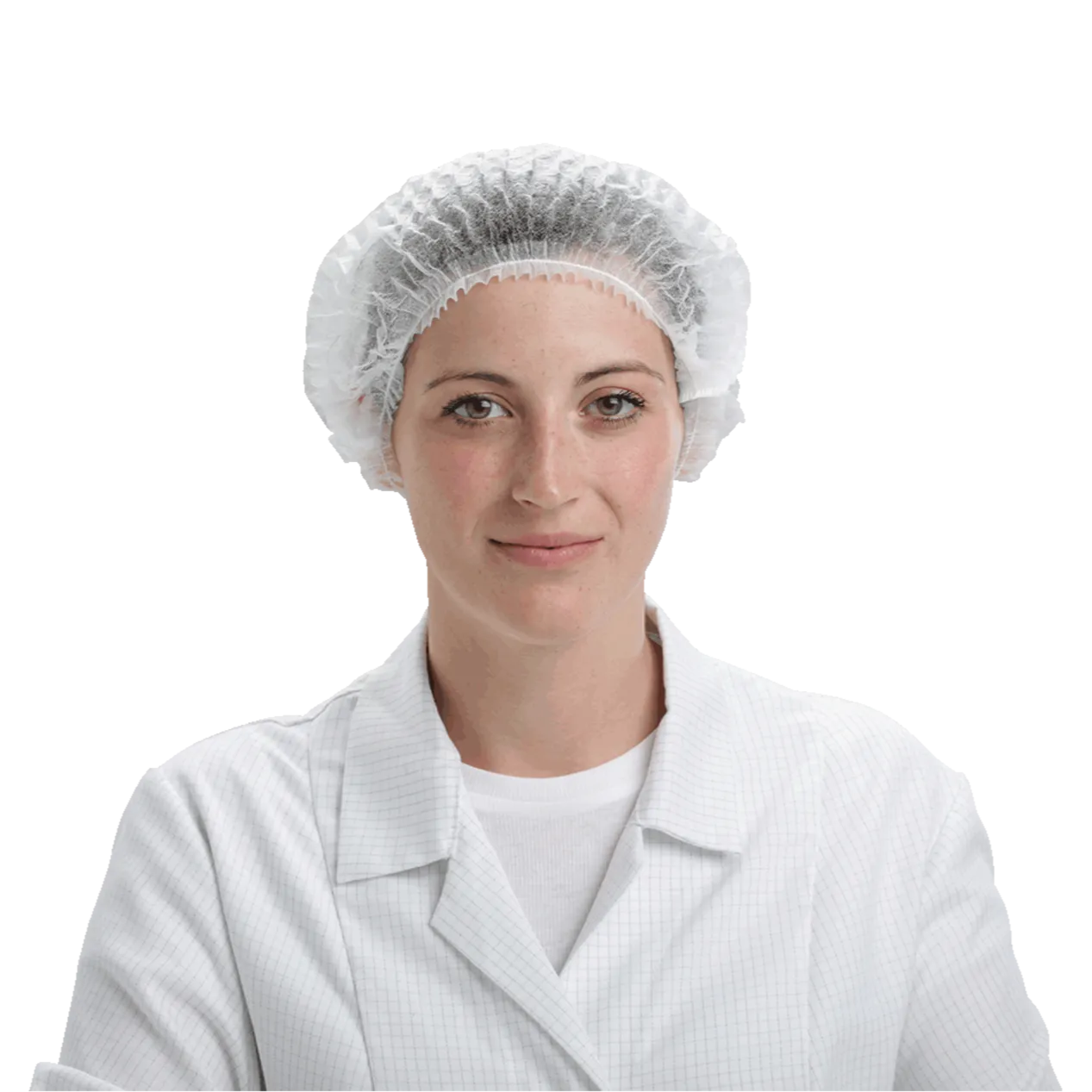 Baretthaube, Einweg, Polypropylen-Vlies, weiß Baretthaube, Einweg, Polypropylen-Vlies, weiß