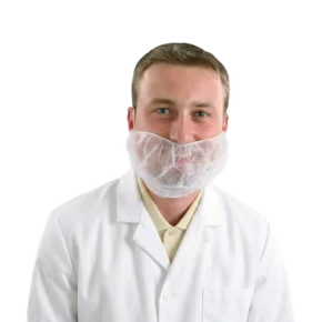 Einweg-Bartmaske weiß