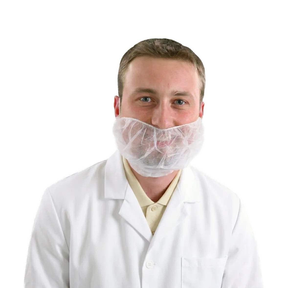 Einweg-Bartmaske weiß Einweg-Bartmaske weiß