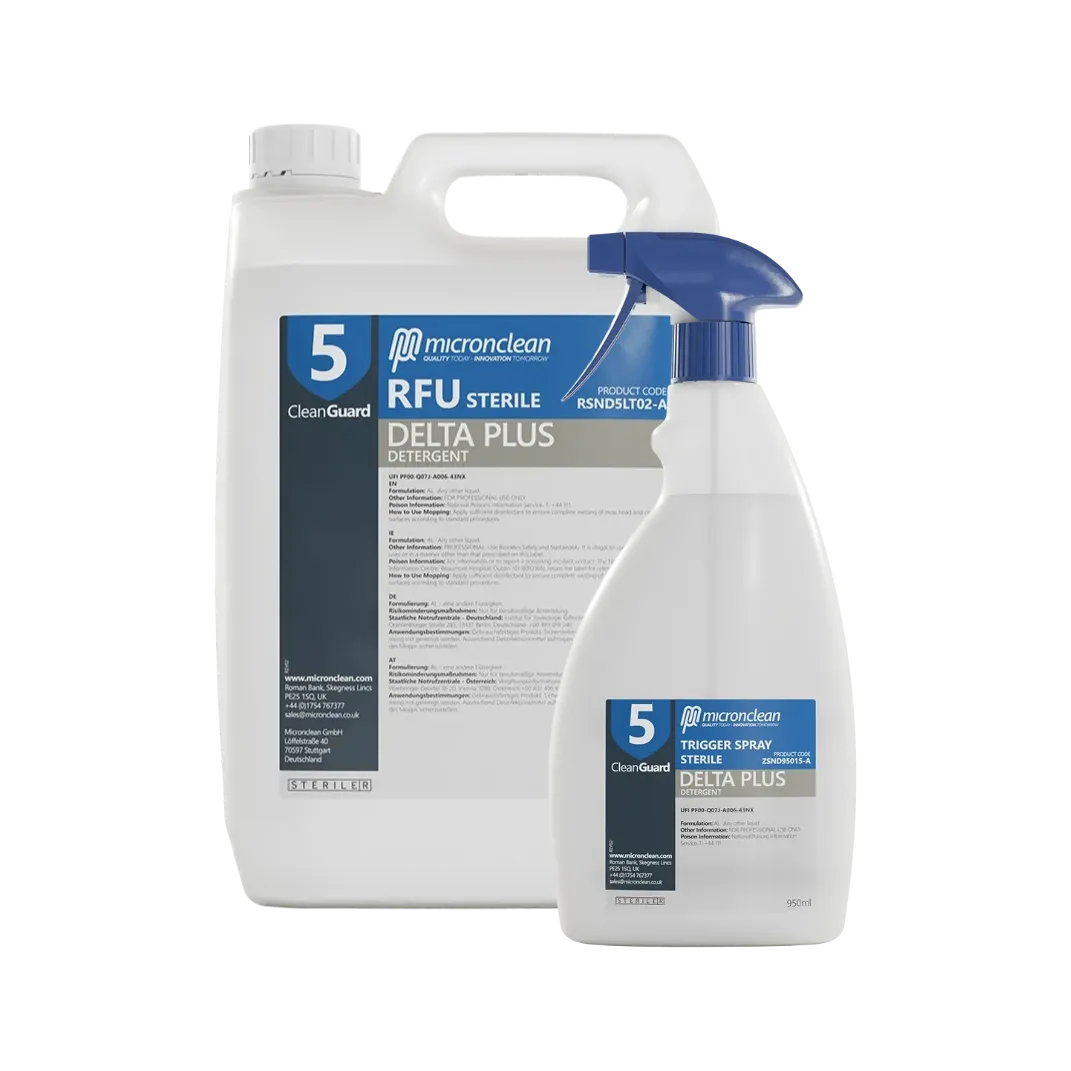 Reinraum-Reinigungsmittel Micronclean CleanGuard 5 Delta Plus Reinraum-Reinigungsmittel Micronclean CleanGuard 5 Delta Plus