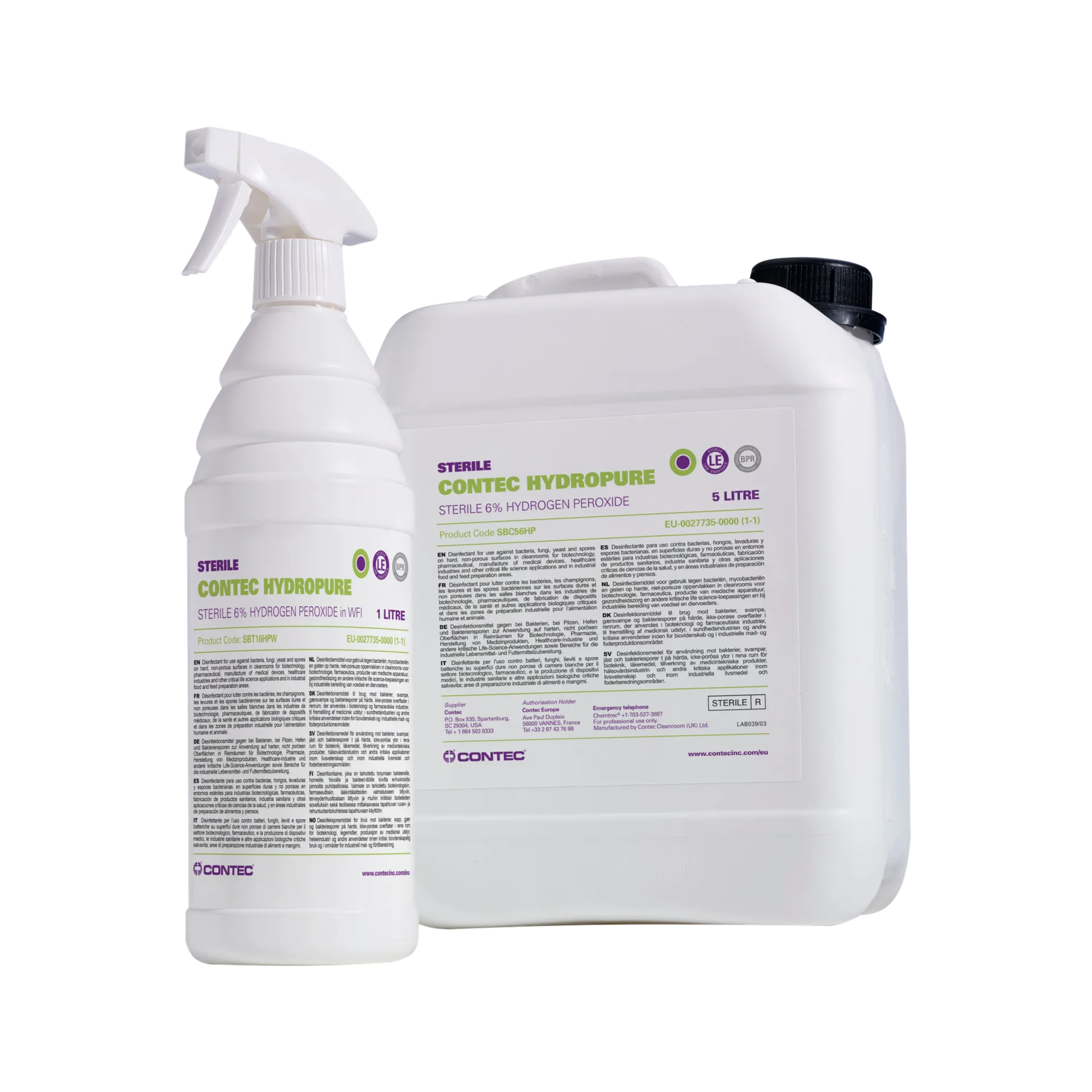 Sporizid Contec Sterile HydroPure Sporizid Contec Sterile HydroPure