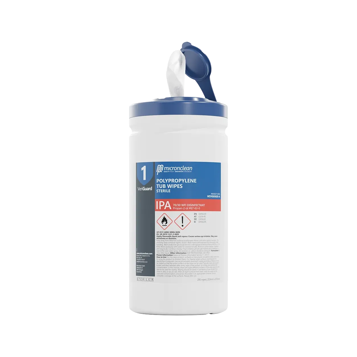 Desinfektionstuch Micronclean VeriGuard 1 IPA, steril Desinfektionstuch Micronclean VeriGuard 1 IPA, steril