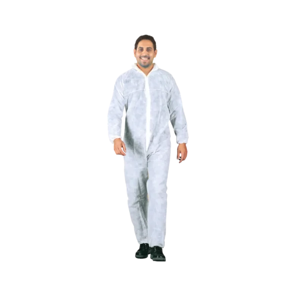 Disposable protective suit Basic-Protection, PP, white ️ Buy here