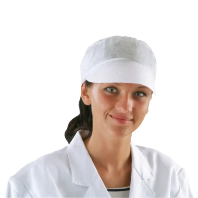 Einweg-Schirmmütze, PP. weiß