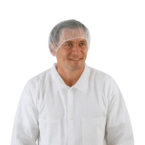 Einweg-Haarnetz weiß